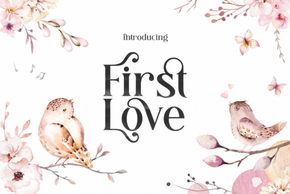 First Love Font - Featured Image