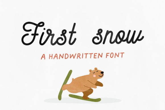 First Snow Font - Featured Image