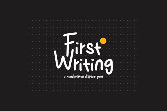First Writing Font - Featured Image