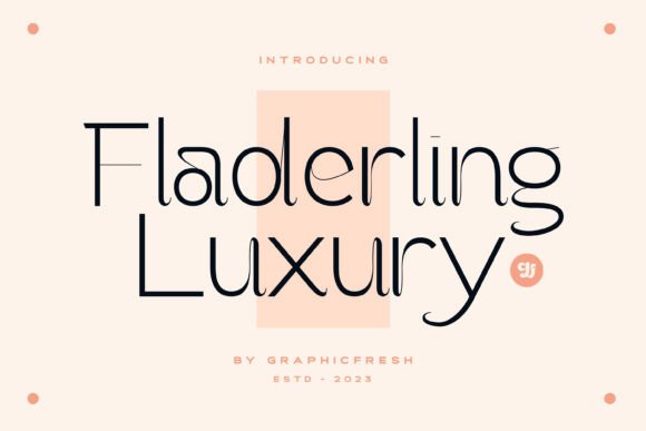 Fladerling Font - Featured Image