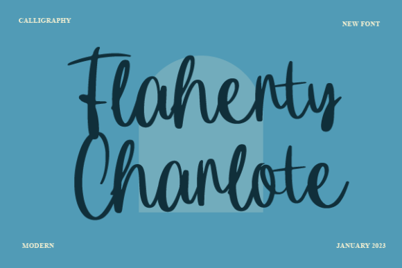 Flaherty Charlote Font - Featured Image