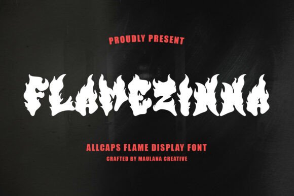Flamezinna Font - Featured Image
