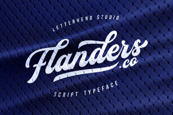 Flanders Script Font - Featured Image