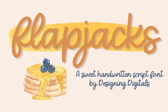 Flapjacks Font - Featured Image