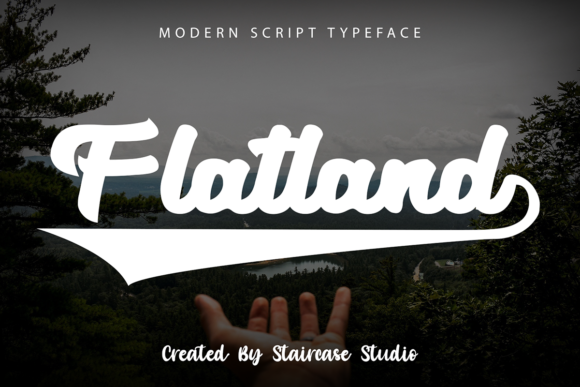 Flatland Font - Featured Image