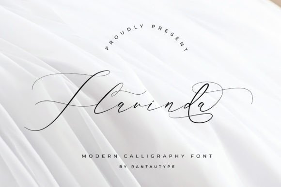 Flavinda Font - Featured Image