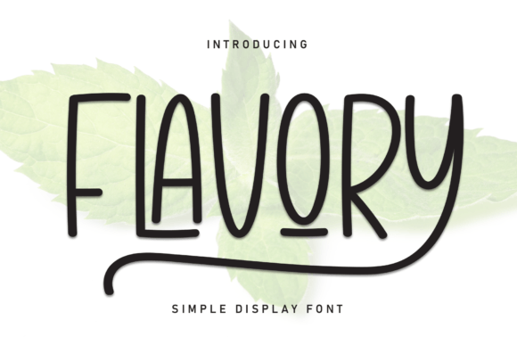 Flavory Font - Featured Image