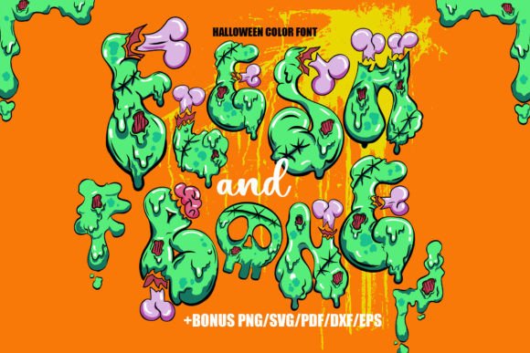 Flesh and Bone Font - Featured Image