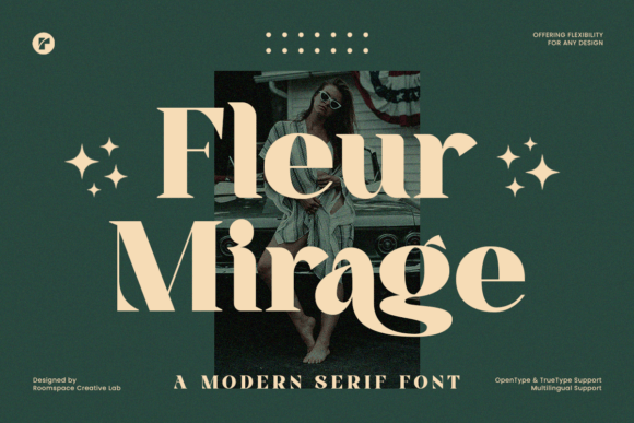 Fleur Mirage Font - Featured Image