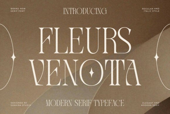 Fleurs Venotta Font - Featured Image