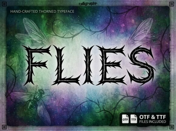 Flies Font - Featured Image