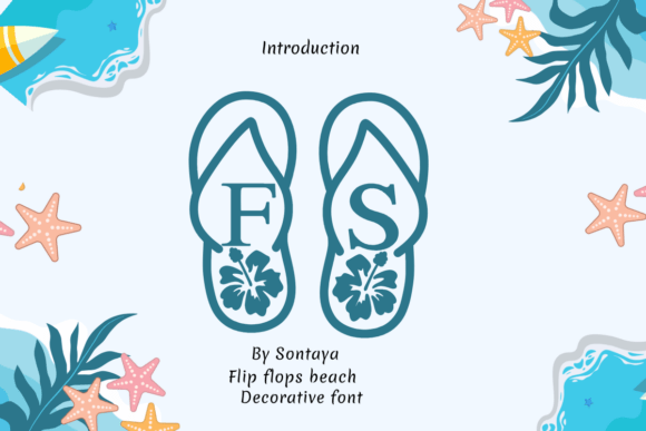 Flip Flop Beach Font - Featured Image