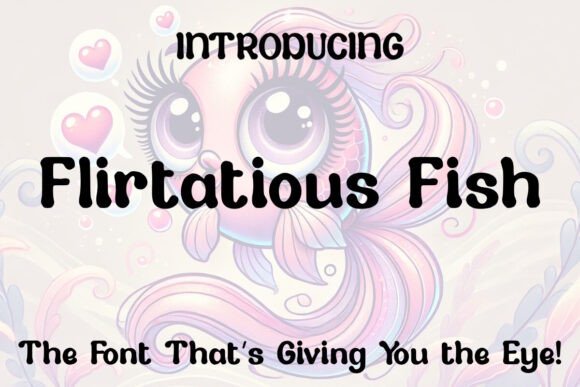 Flirtatious Fish Font - Featured Image