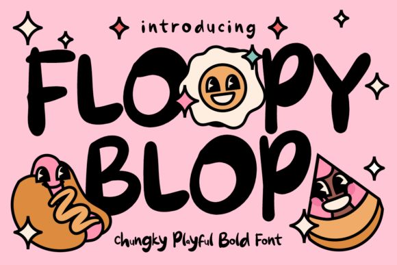 Floopy Blop Font - Featured Image