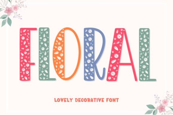 Floral Font - Featured Image