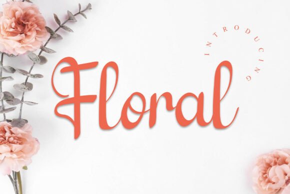 Floral Font - Featured Image