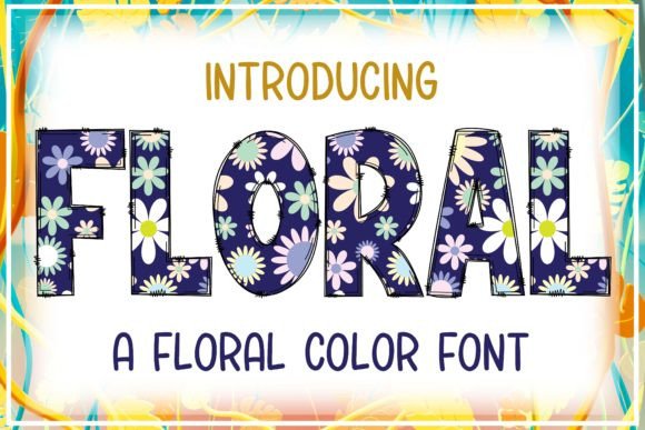 Floral Font - Featured Image