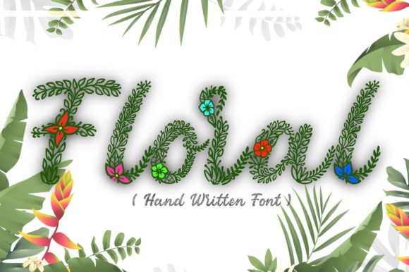 Floral Font - Featured Image