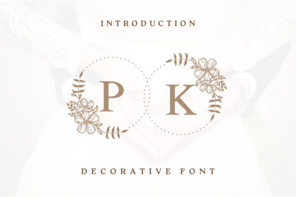Floral Grace Monogram Font - Featured Image