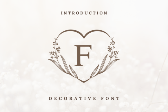 Floral Heart Font - Featured Image