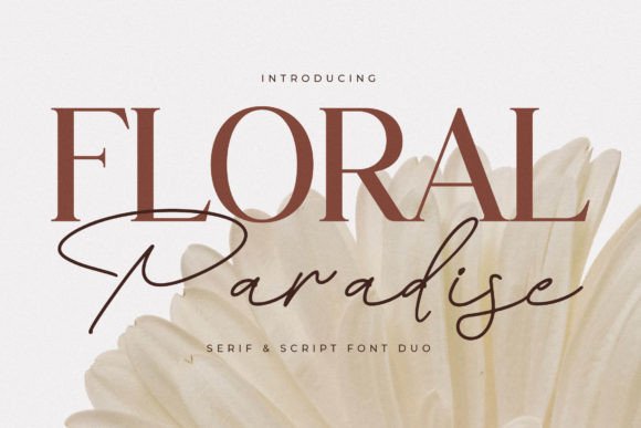 Floral Paradise Font - Featured Image
