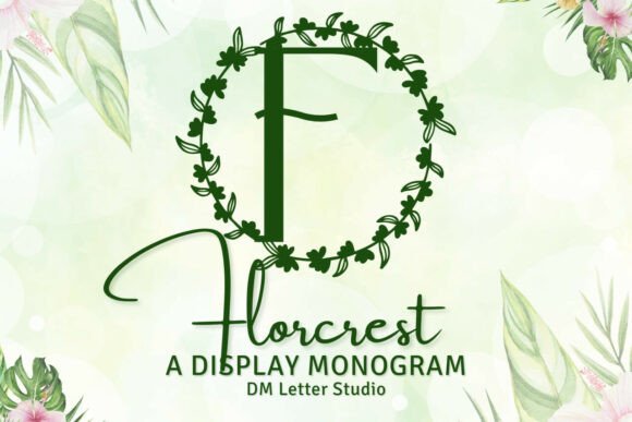 Florcrest Monogram Font - Featured Image