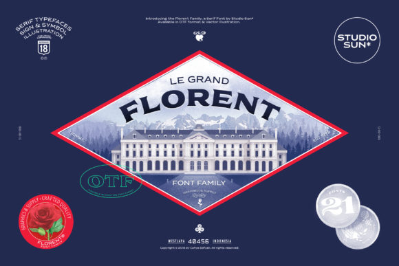 Florent Family Font - Featured Image