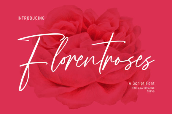 Florentroses Signature Font - Featured Image