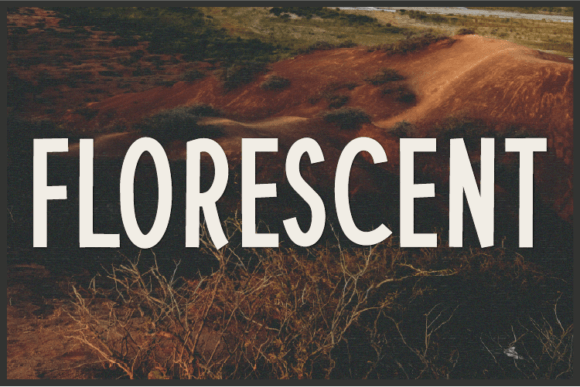 Florescent Font - Featured Image