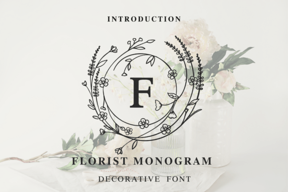 Florist Monogram Font - Featured Image