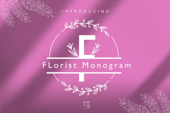 Florist Monogram Font - Featured Image