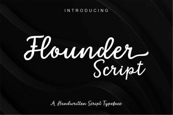 Flounder Script Font - Featured Image