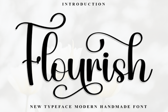 Flourish Font - Featured Image