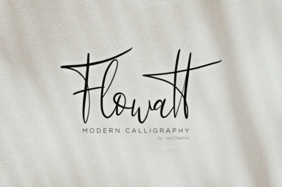 Flowatt Font - Featured Image