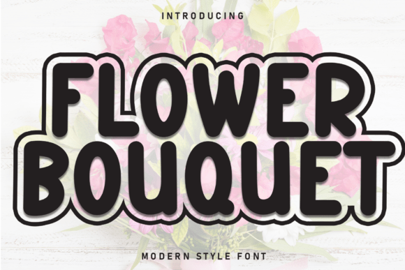 Flower Bouquet Font - Featured Image