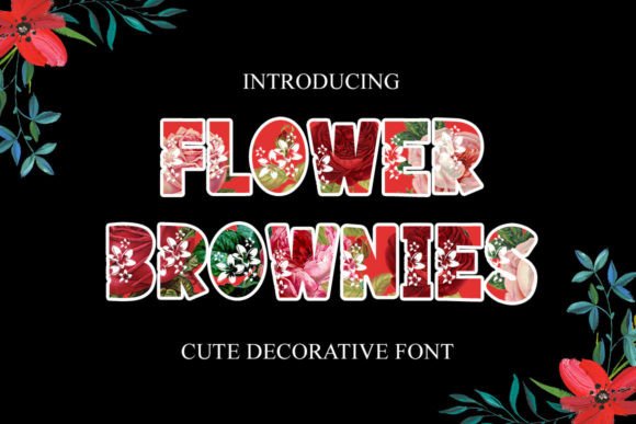 Flower Brownies Font - Featured Image