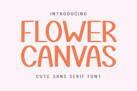 Flower Canvas Font - Featured Image