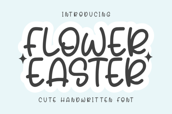 Flower Easter Font - Featured Image