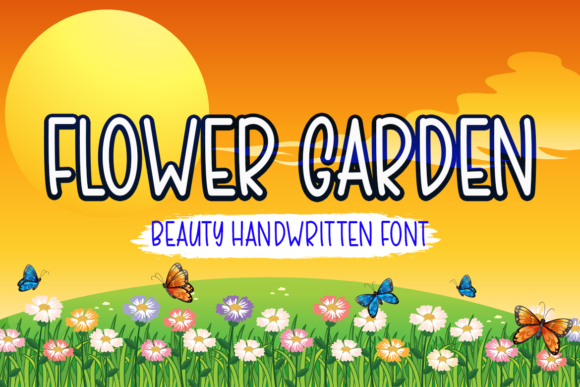 Flower Garden Font - Featured Image