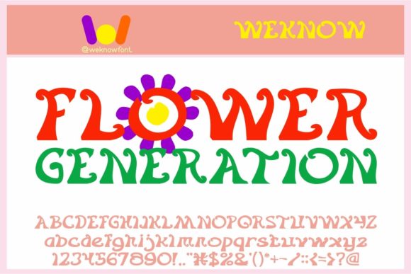 Flower Generation Font - Featured Image