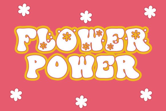 Flower Power Font - Featured Image