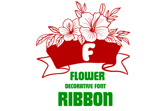 Flower Ribbon Font - Featured Image