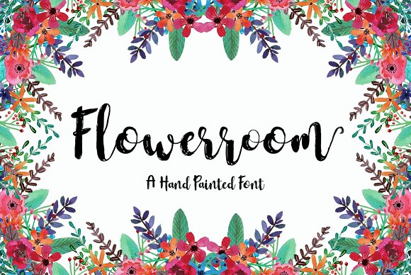Flowerroom Font - Featured Image