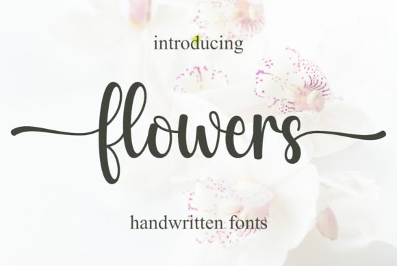 Flowers Font - Featured Image