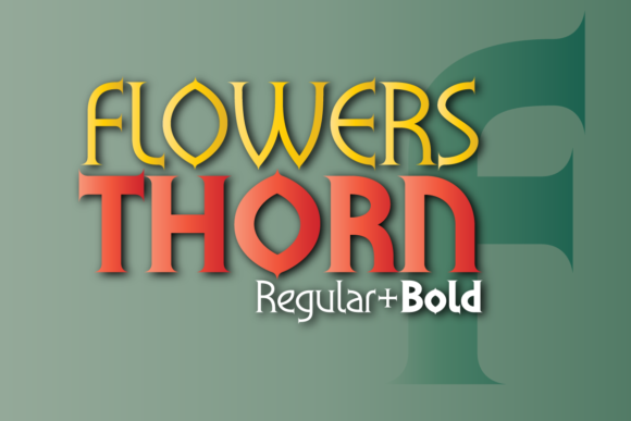 Flowers Thorn Font - Featured Image