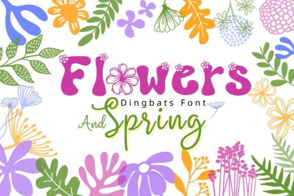 Flowers and Spring Font - Featured Image