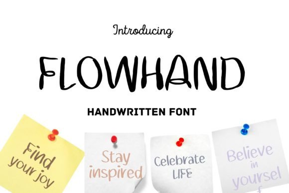 Flowhand Font - Featured Image