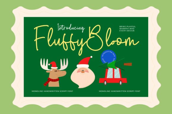 Fluffy Bloom Font - Featured Image