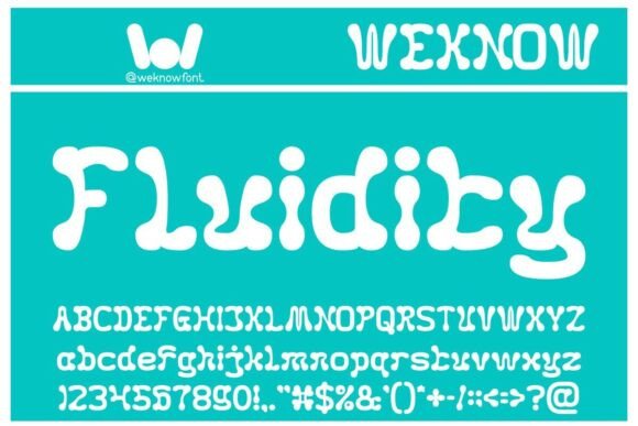 Fluidity Font - Featured Image