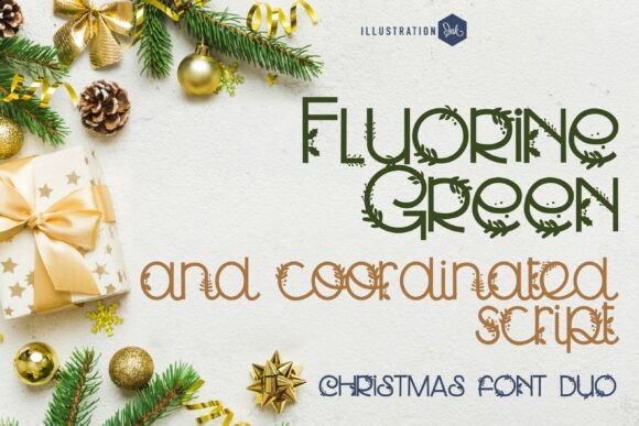 Fluorine Green Duo Font - Featured Image